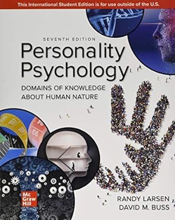 ISE Personality Psychology: Domains of Knowledge About Human Nature (ISE HED B&B PSYCHOLOGY) Paperback – International Edition, November 23, 2020