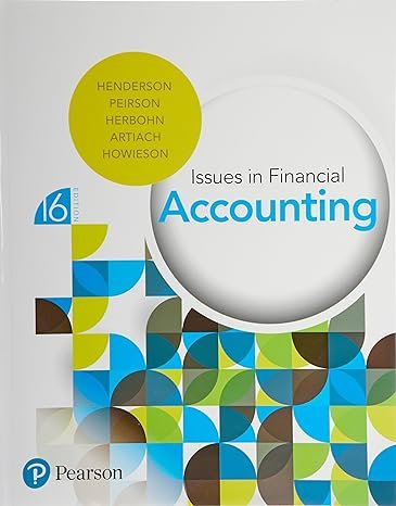 Issues in Financial Accounting Paperback